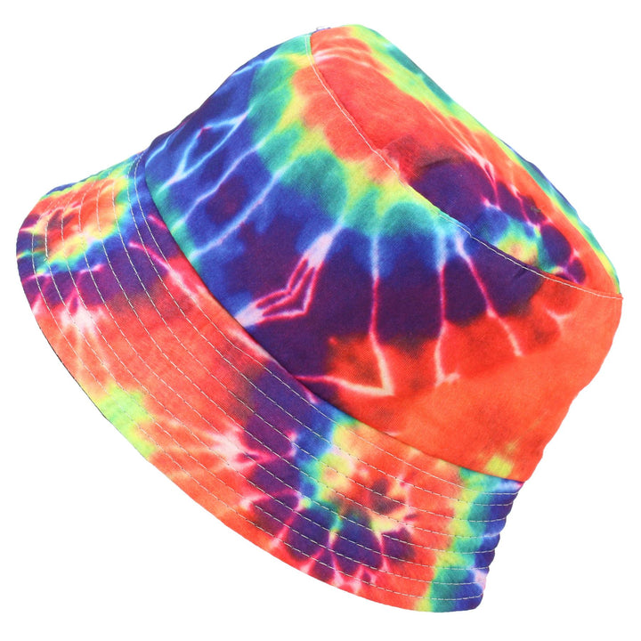 Canvas Bucket Hat - Rainbow Tie Dye