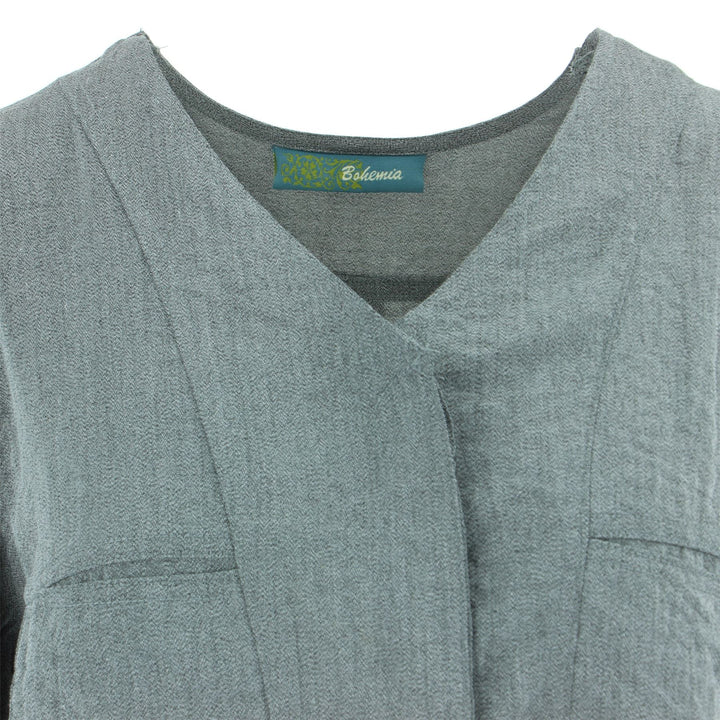 Woven Blouse - Grey