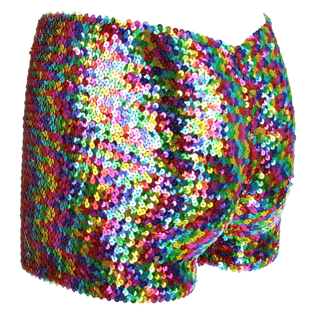 Sequin Shorts - Rainbow