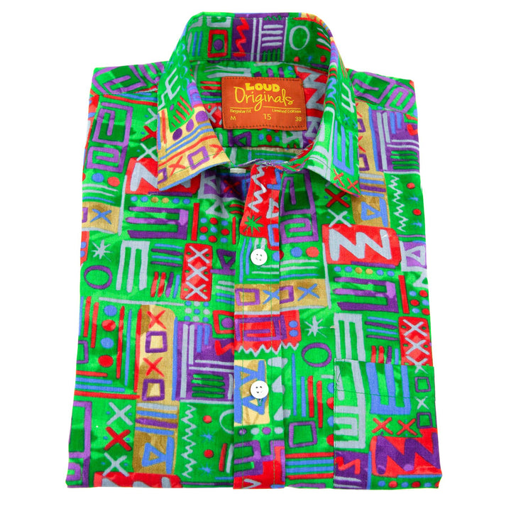 Regular Fit Short Sleeve Shirt - Aztec