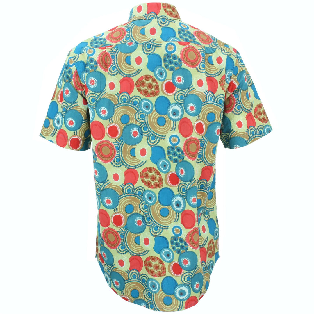 Regular Fit Short Sleeve Shirt - Swirls & Spheres