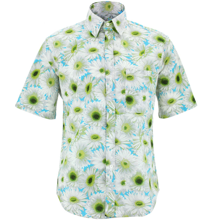 Regular Fit Short Sleeve Shirt - Daisies