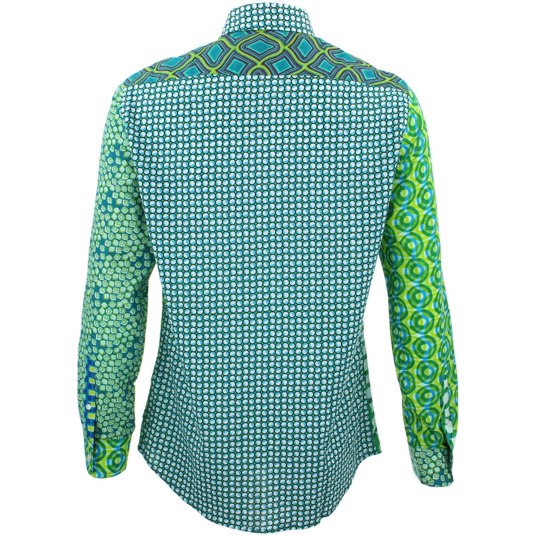 Slim Fit Long Sleeve Shirt - Random Mixed Panel