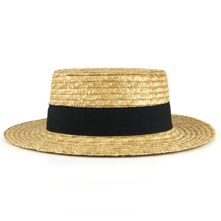 Straw Boater Hat