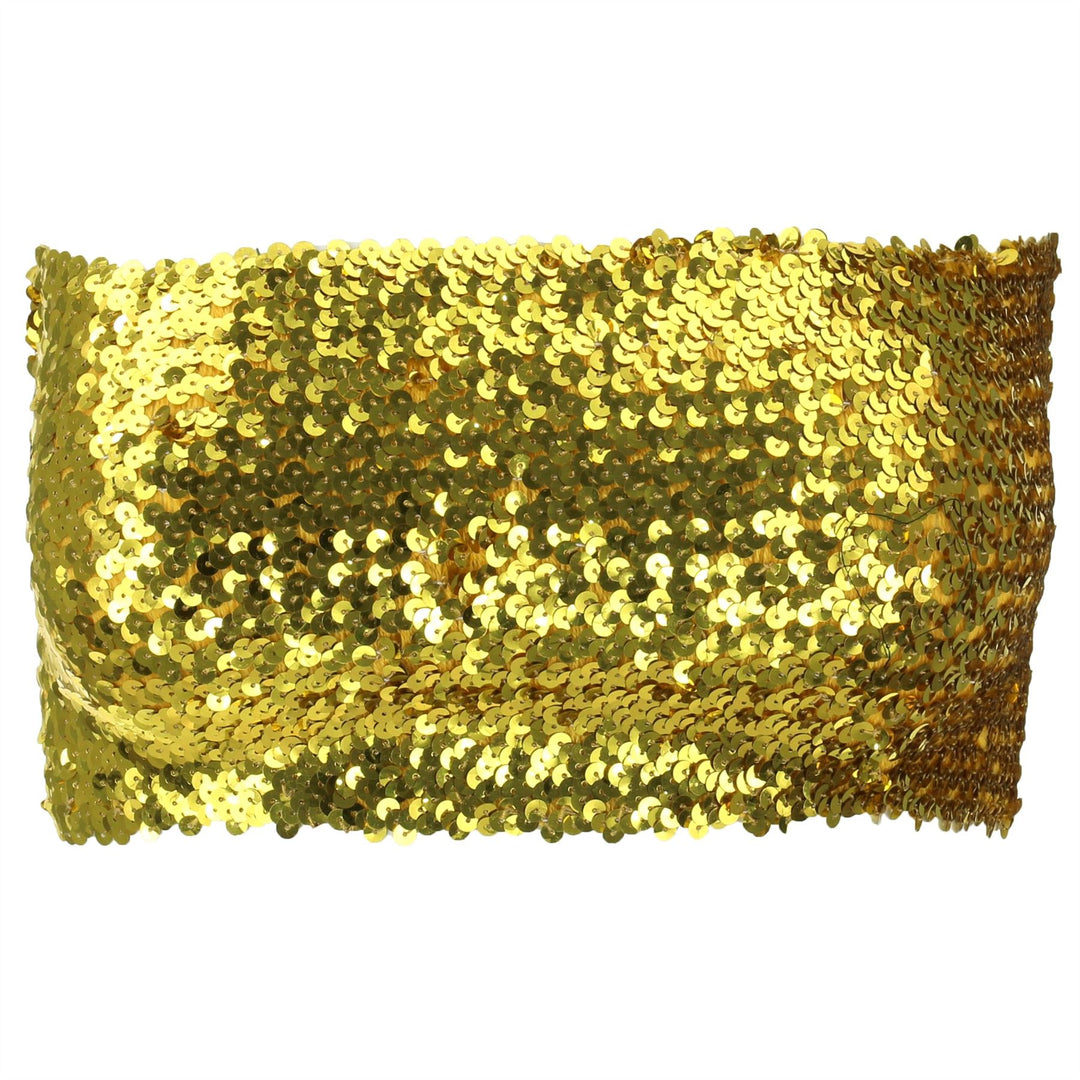 Sequin Boob Tube Top - Gold