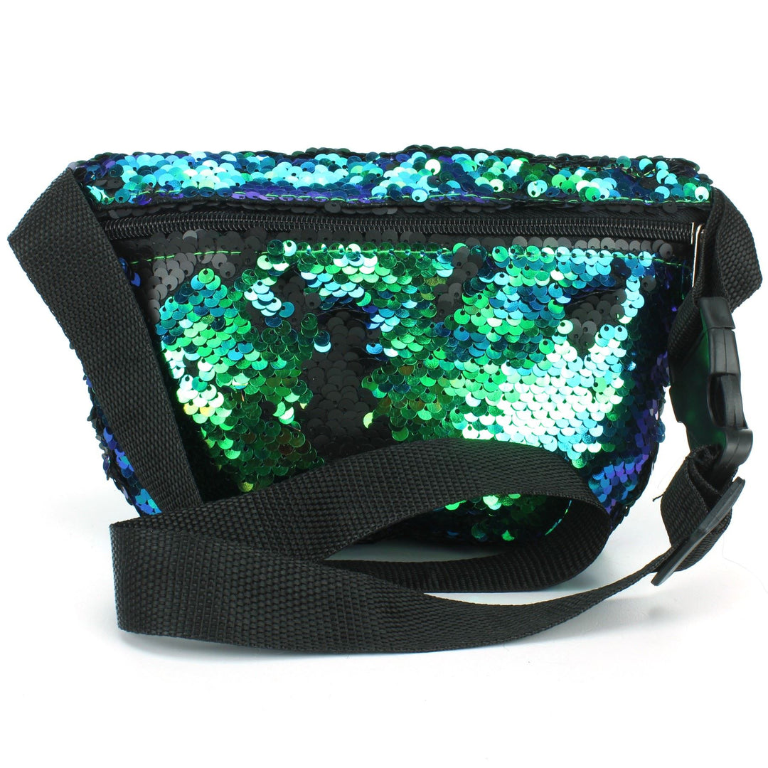 Sequin Bumbag - Green