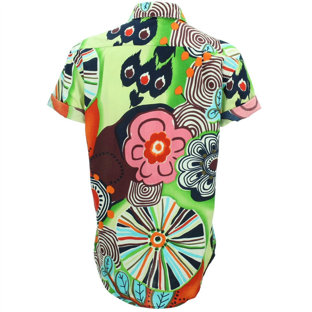 Regular Fit Short Sleeve Shirt - Floral Fairground