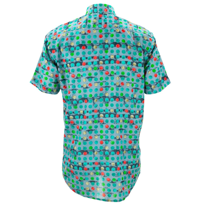 Regular Fit Short Sleeve Shirt - Spotty