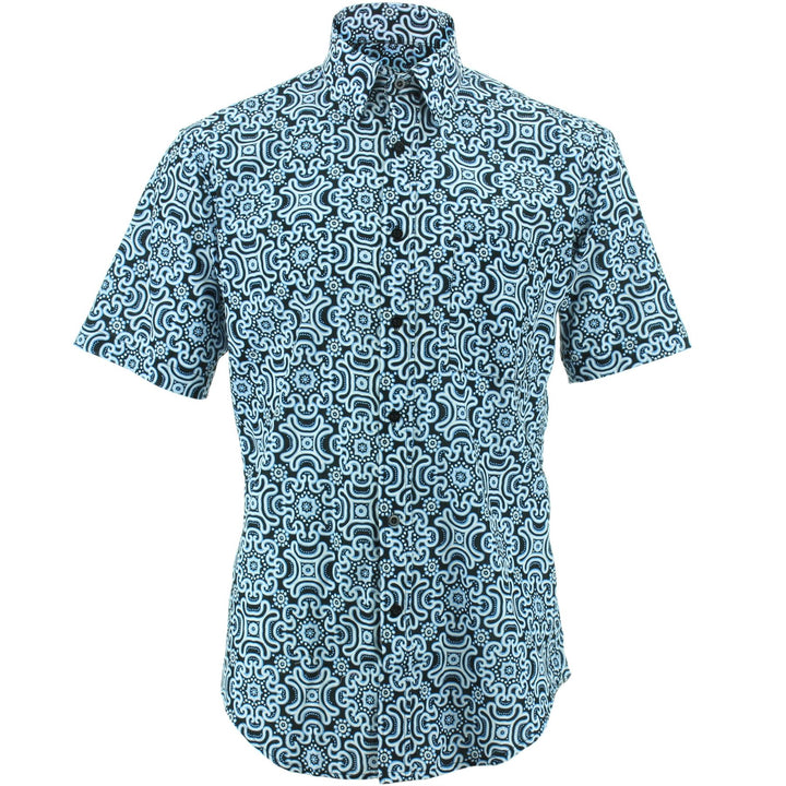 Regular Fit Short Sleeve Shirt - Tribal Fret