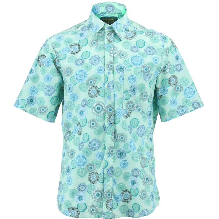 Regular Fit Short Sleeve Shirt - Spirograph