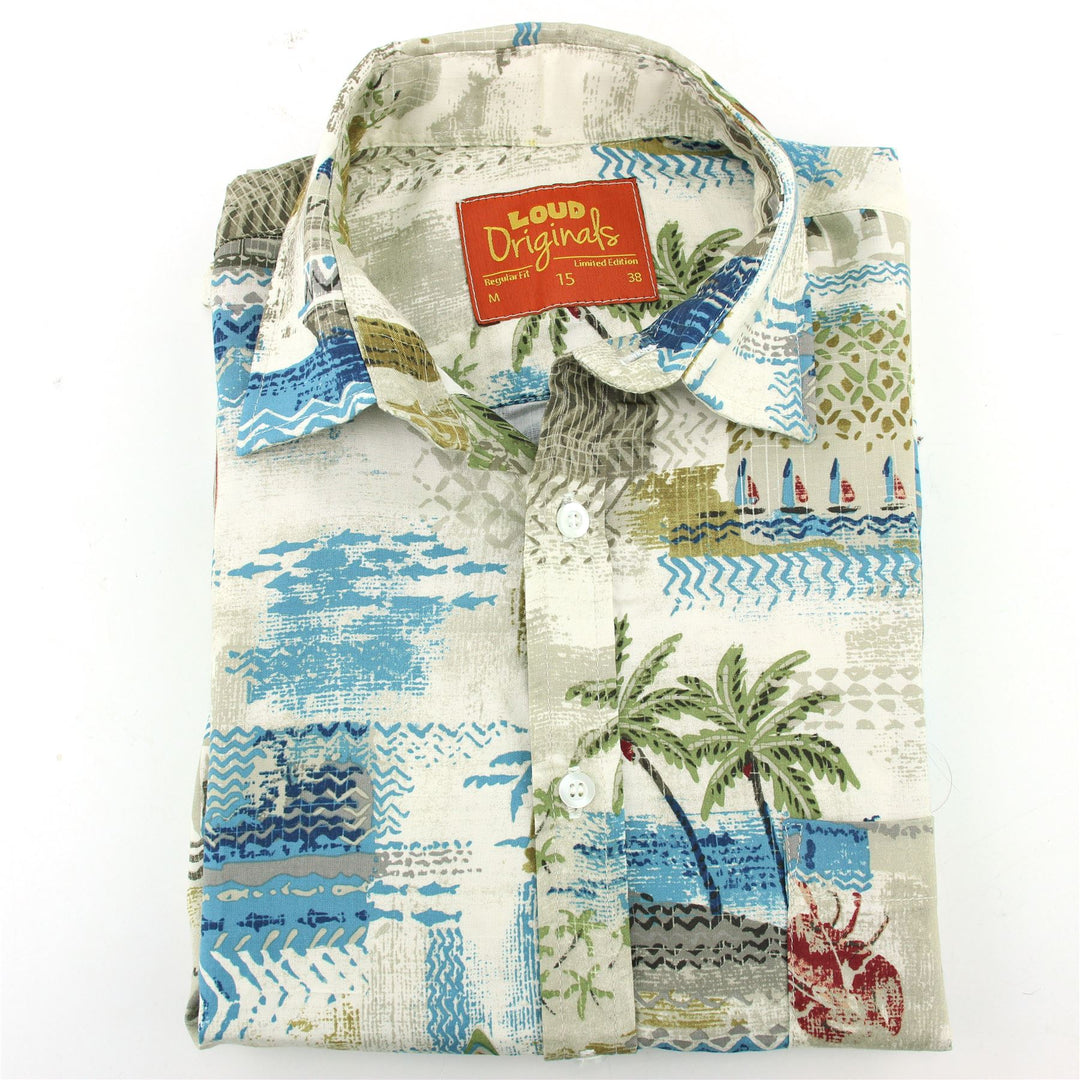 Regular Fit Short Sleeve Shirt - Beach Life