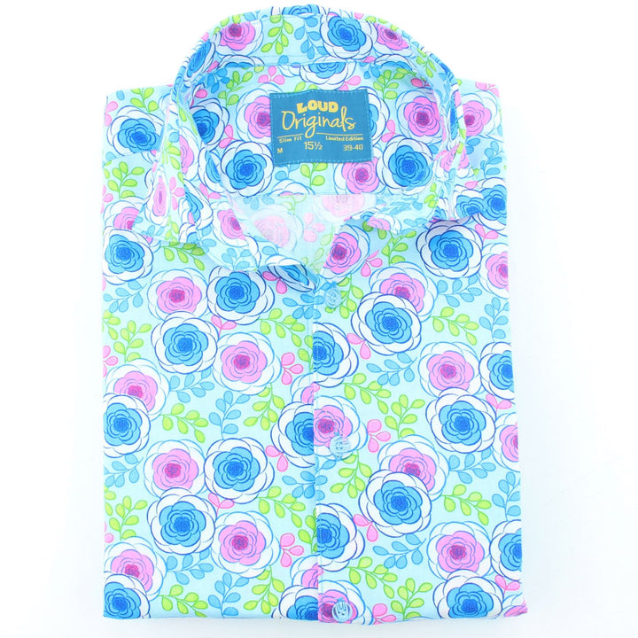 Slim Fit Short Sleeve Shirt - Floral