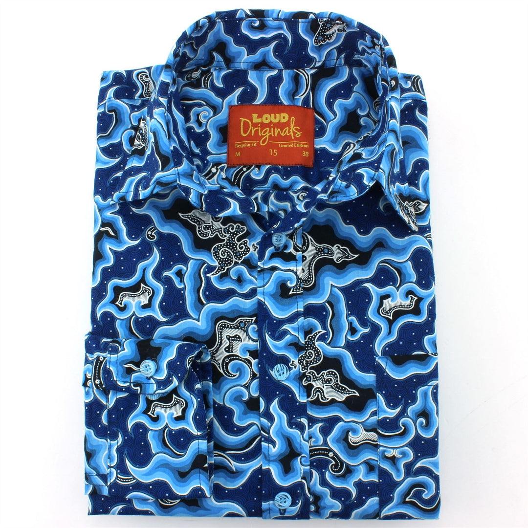 Regular Fit Long Sleeve Shirt - Sea Serpent