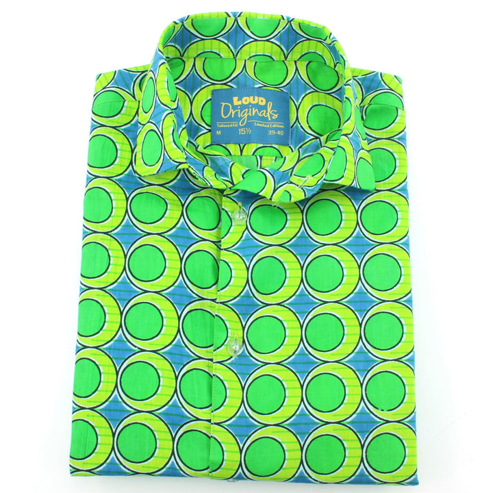 Tailored Fit Short Sleeve Shirt - Green Eggs