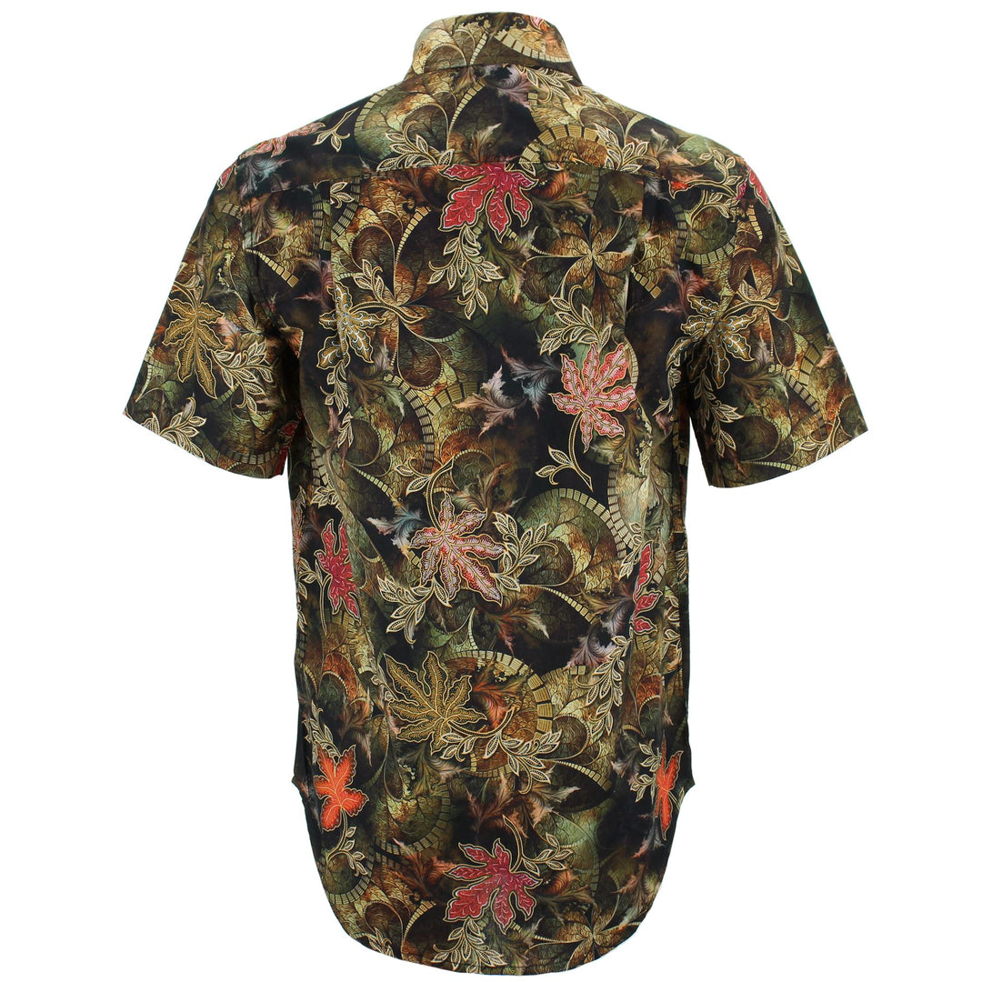 Regular Fit Short Sleeve Shirt - Vines