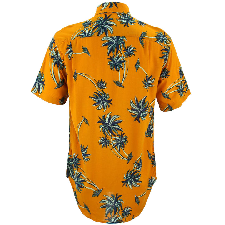 Regular Fit Short Sleeve Shirt - Palm Trees