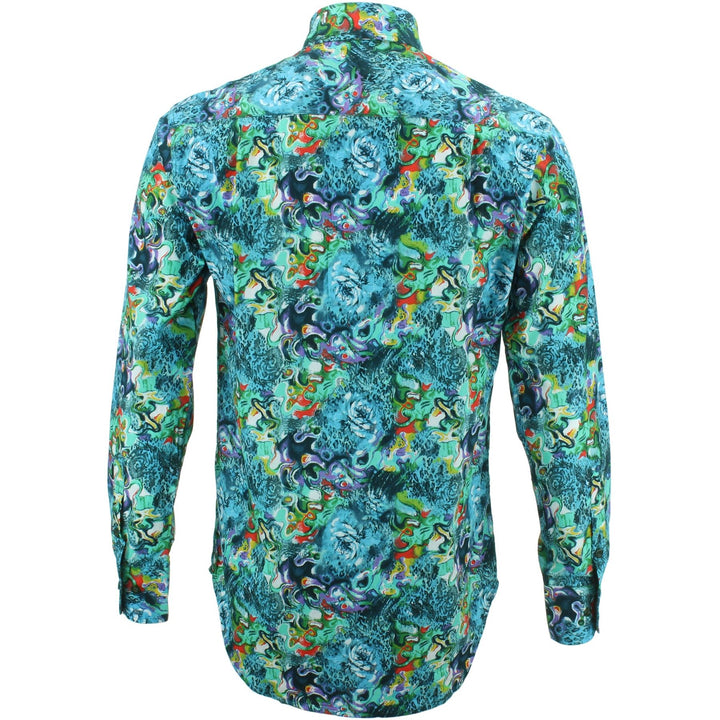 Regular Fit Long Sleeve Shirt - Watercolours