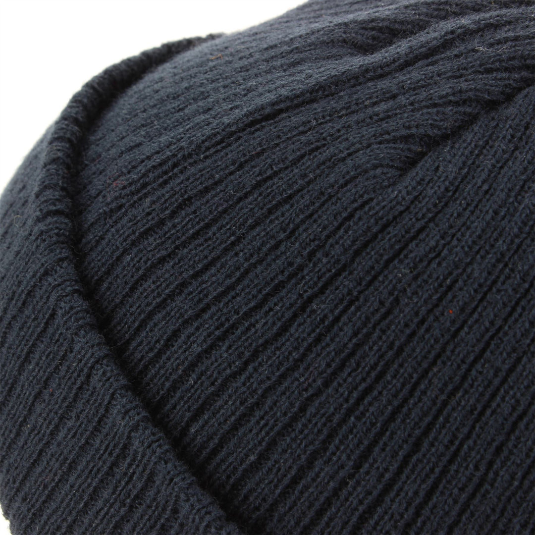 Mini Fisherman's Beanie Hat - Navy