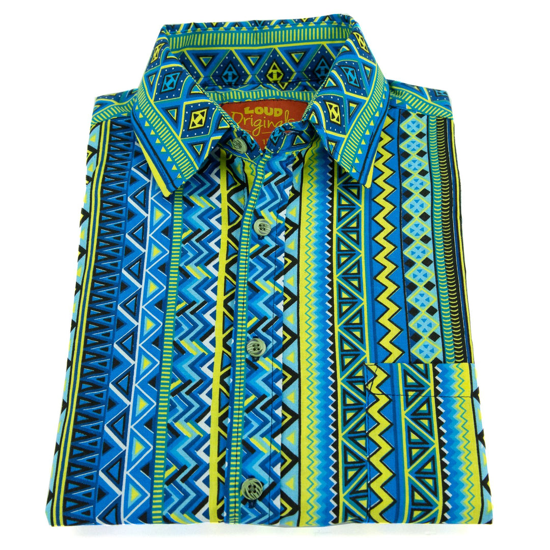 Regular Fit Short Sleeve Shirt - Aztec