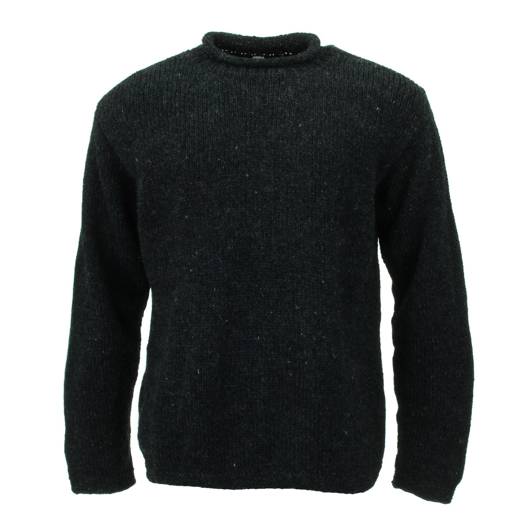 Plain black jumpers best sale