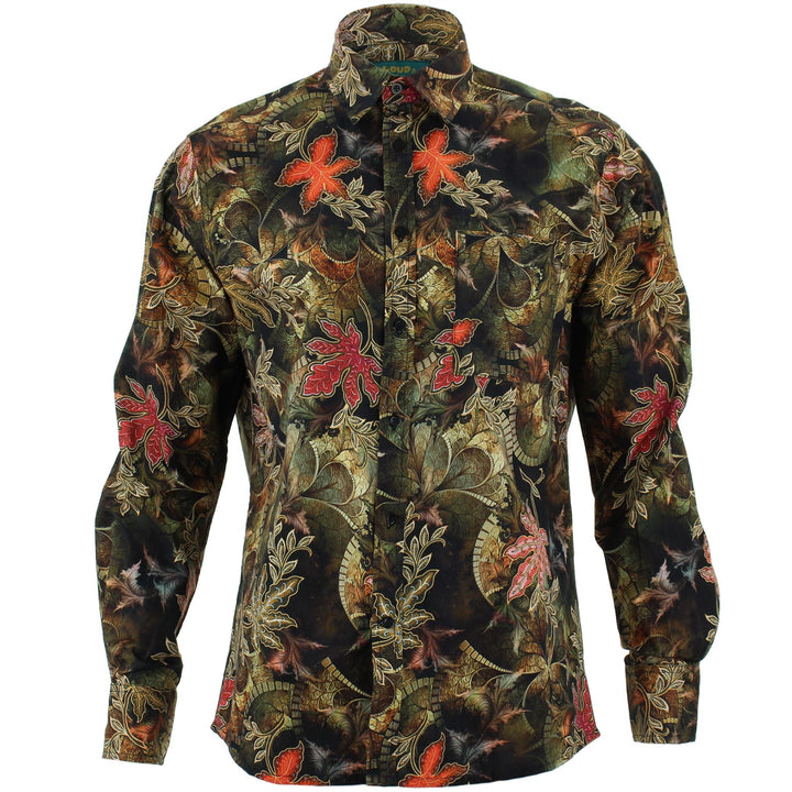 Regular Fit Long Sleeve Shirt - Vines