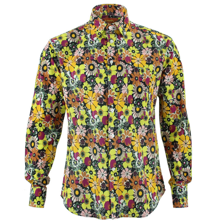 Regular Fit Long Sleeve Shirt - Daisy Bloom