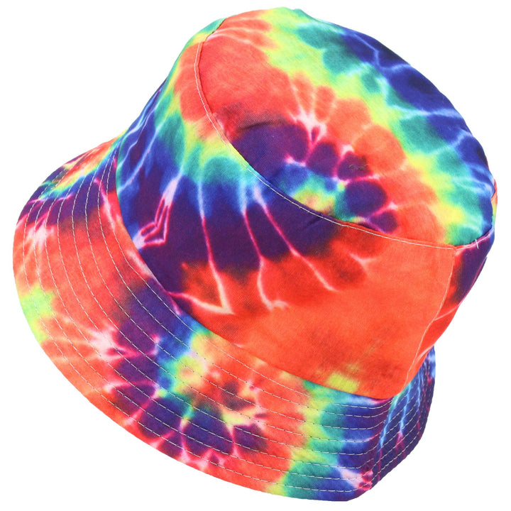 Canvas Bucket Hat - Rainbow Tie Dye