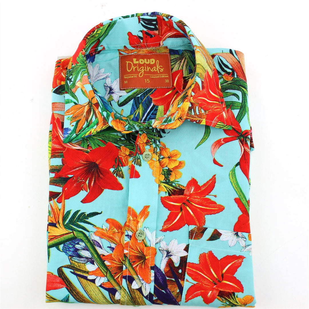 Regular Fit Long Sleeve Shirt - Tropical Lily