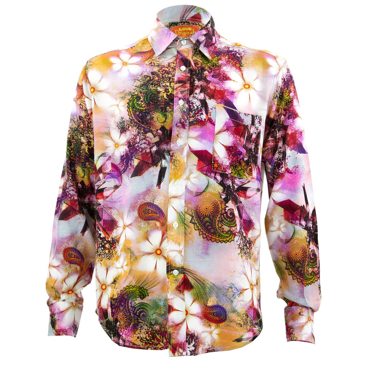 Regular Fit Long Sleeve Shirt - Summer Paisley