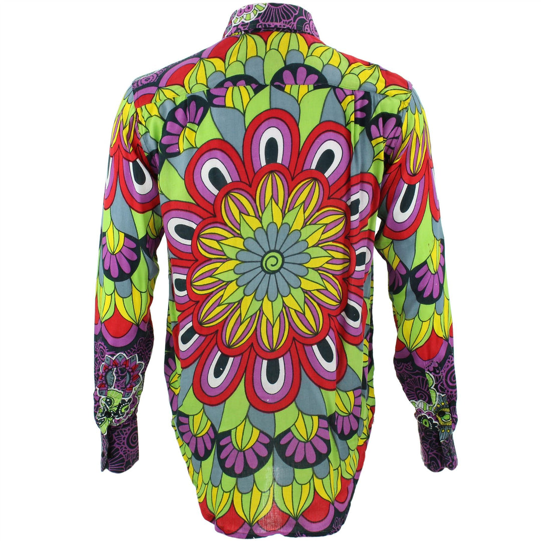 Regular Fit Long Sleeve Shirt - Carnival Mandala