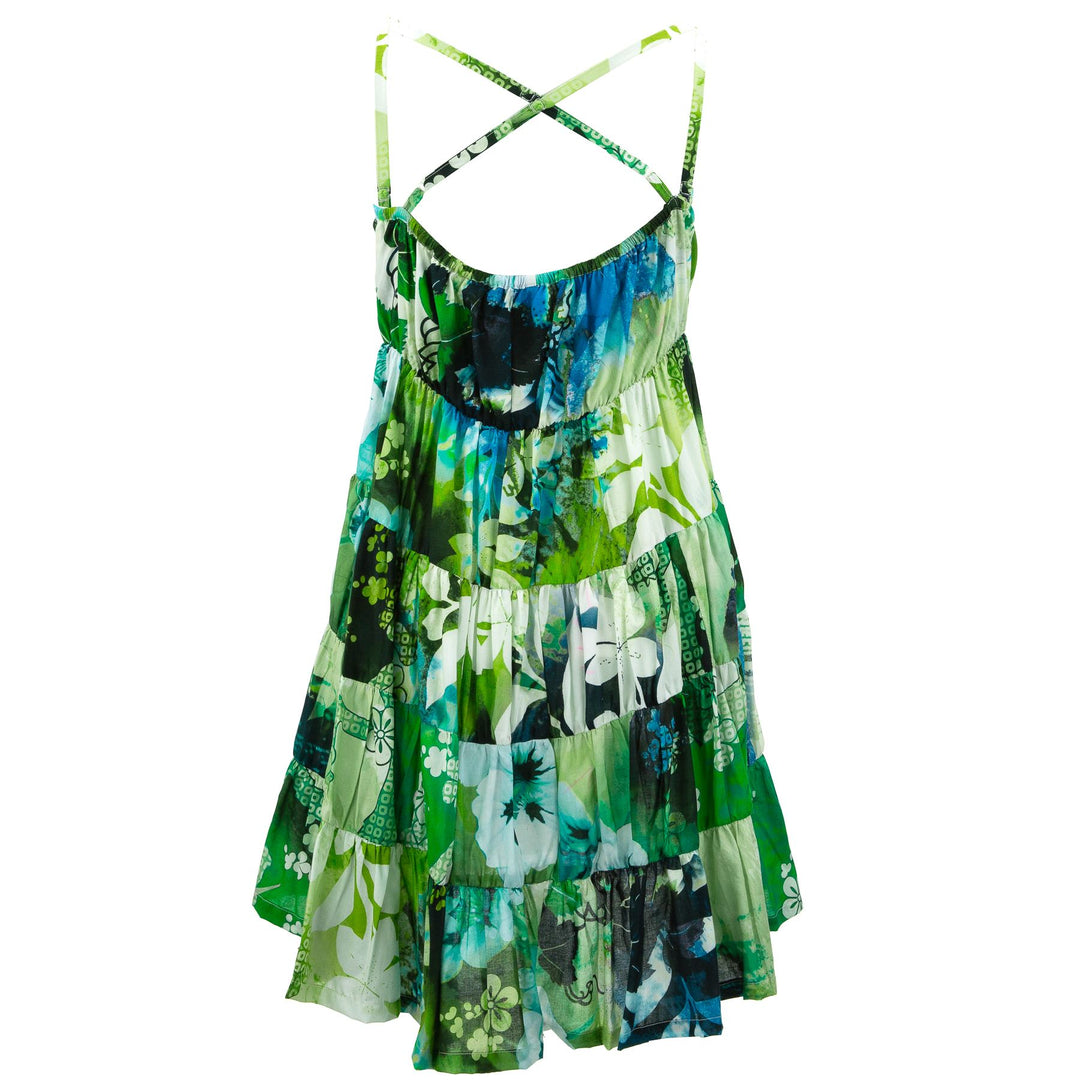 Tier Drop Summer Dress - Floral Foray