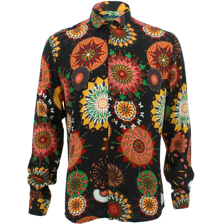 Slim Fit Long Sleeve Shirt - Carnival Suzani