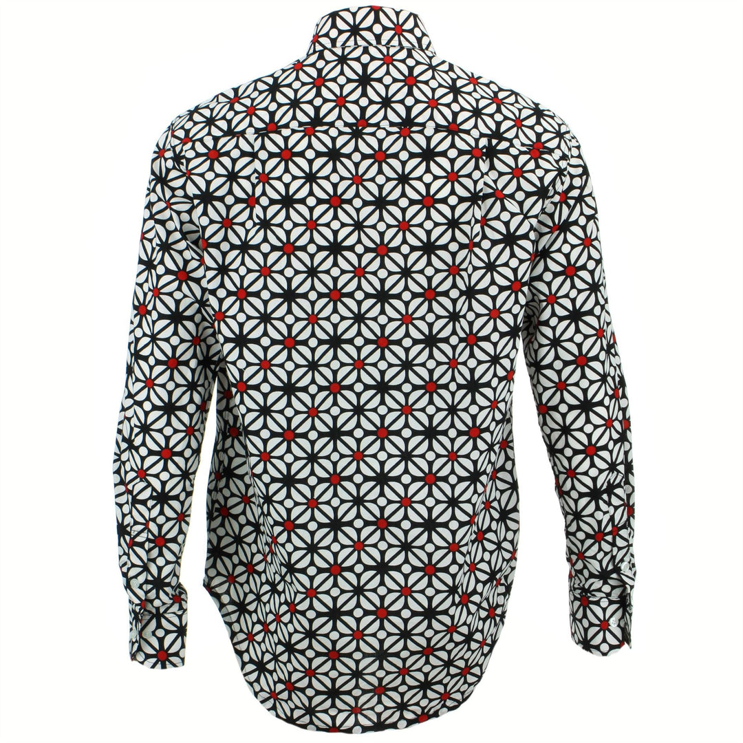 Regular Fit Long Sleeve Shirt - Red Dot Fret