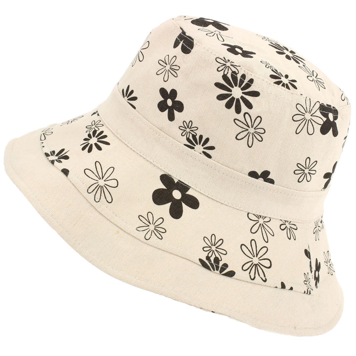 Reversible Bucket Hat - Daisies