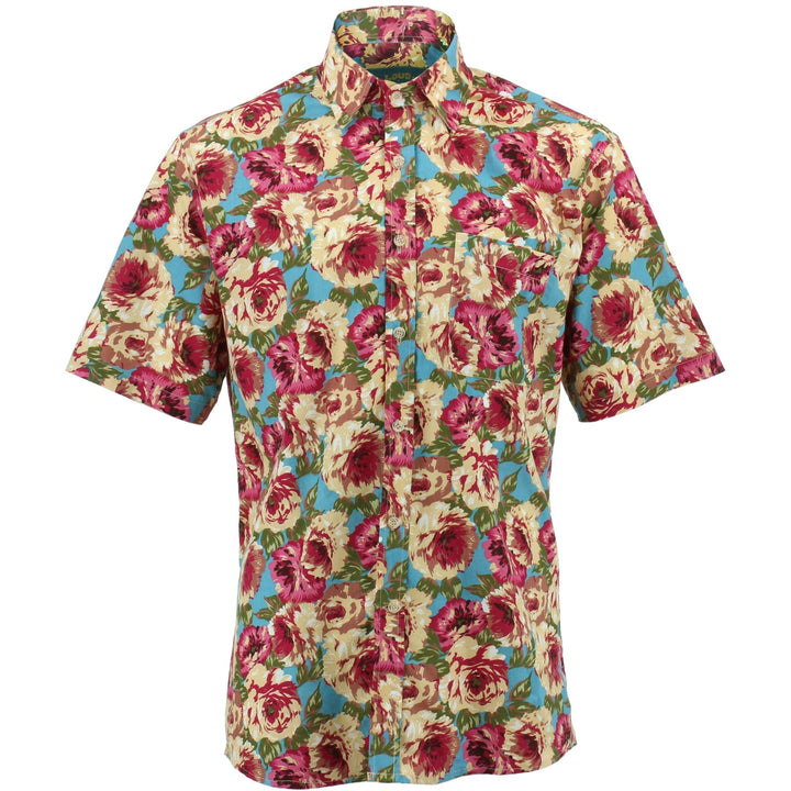 Regular Fit Short Sleeve Shirt - Floral