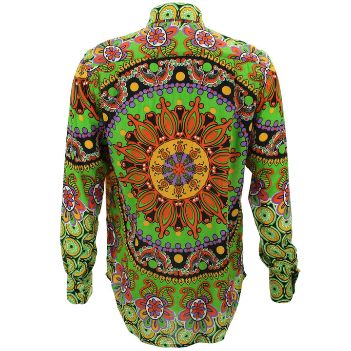 Regular Fit Long Sleeve Shirt - Carnival Mandala