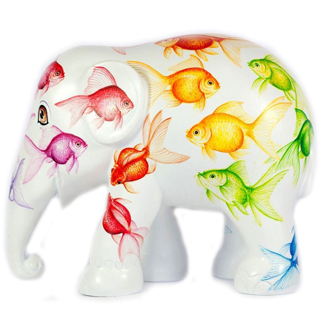 Limited Edition Replica Elephant - Rainbow Fish