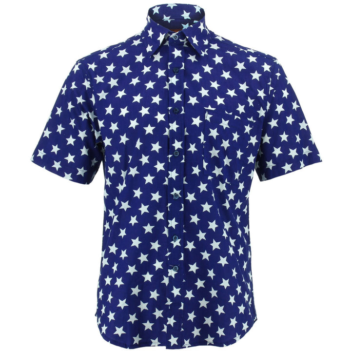 Regular Fit Short Sleeve Shirt - Stars