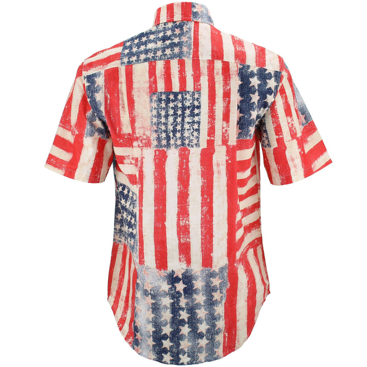 Regular Fit Short Sleeve Shirt - The Stars and Stripes