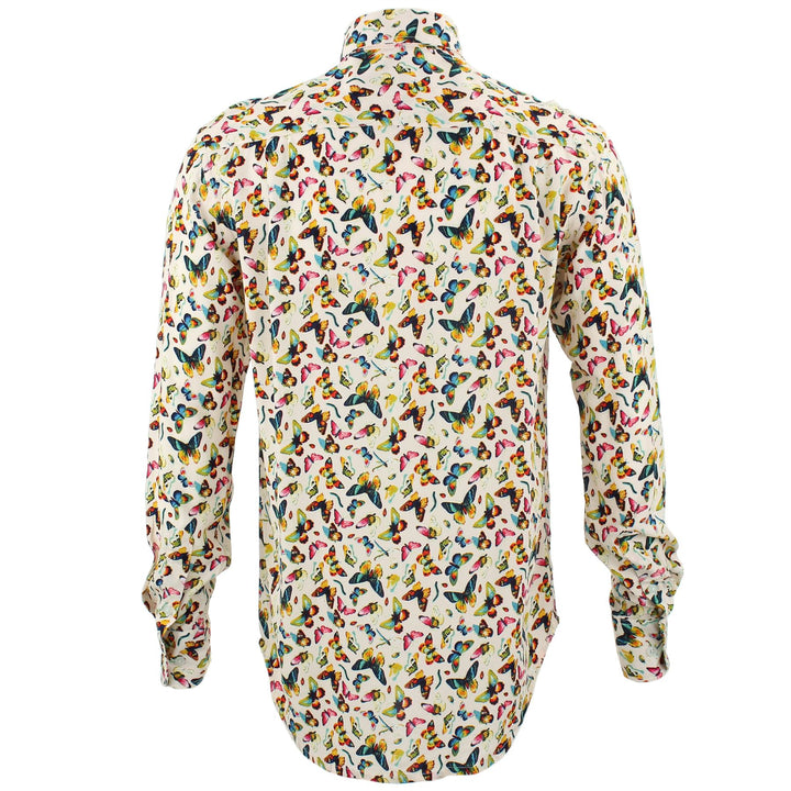 Regular Fit Long Sleeve Shirt - Butterflies