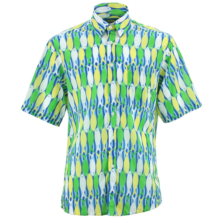 Regular Fit Short Sleeve Shirt - Fish