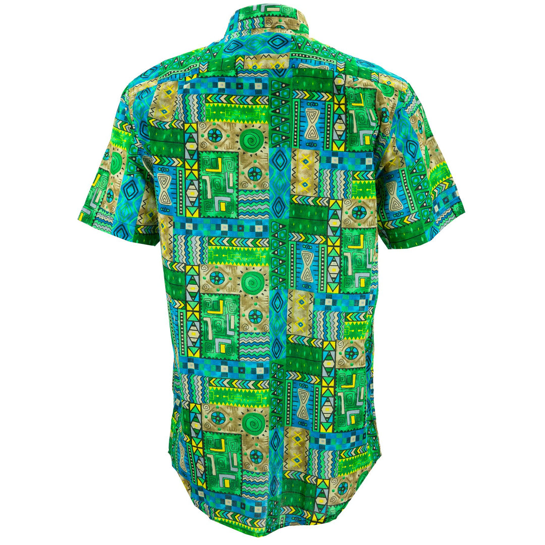 Regular Fit Short Sleeve Shirt - Aztec