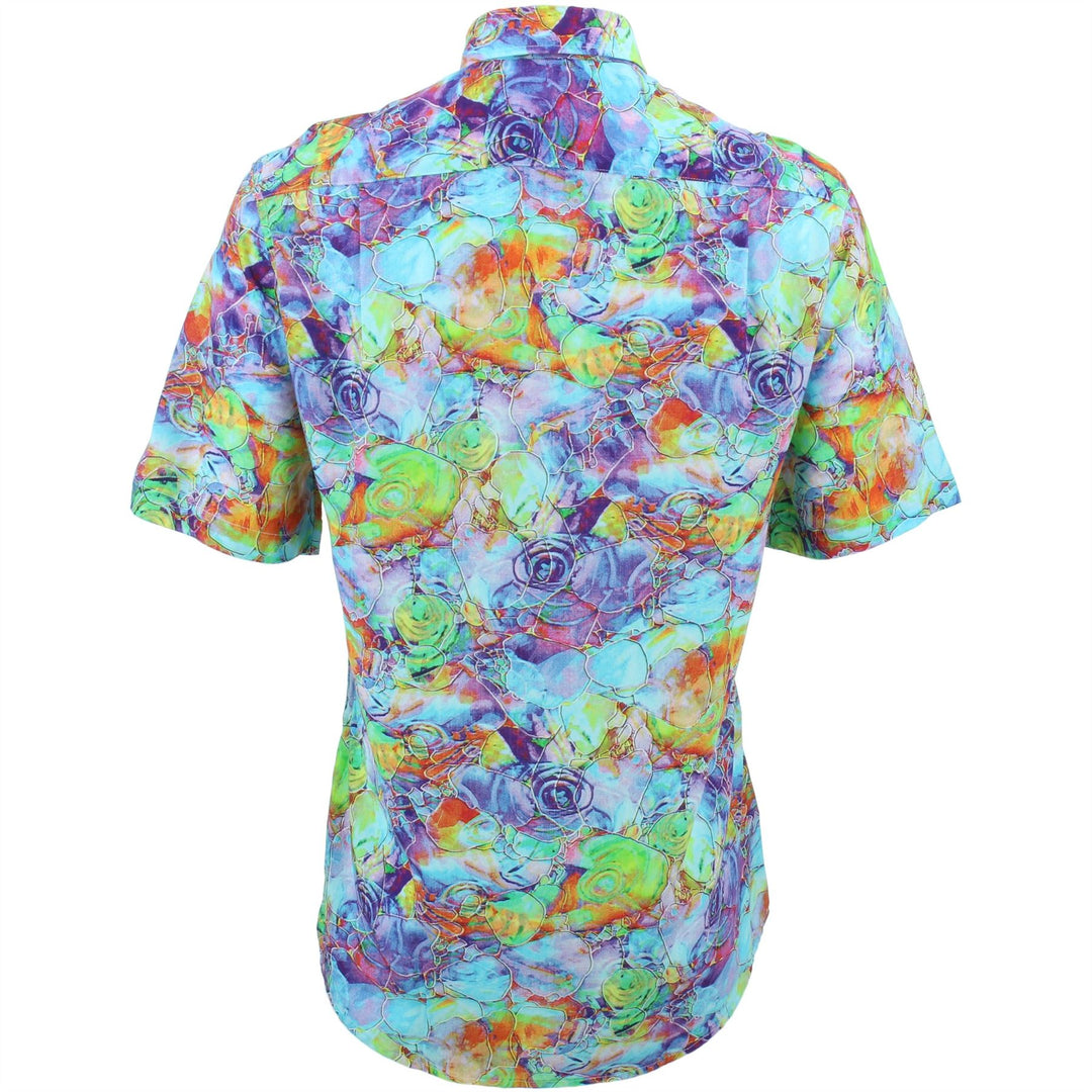 Regular Fit Short Sleeve Shirt - Oily Water