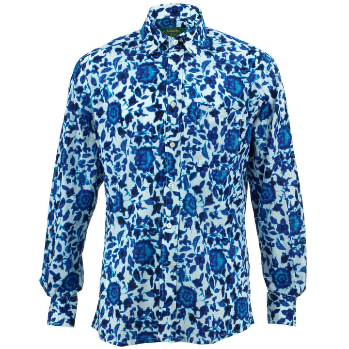 Regular Fit Long Sleeve Shirt - Floral Ikat