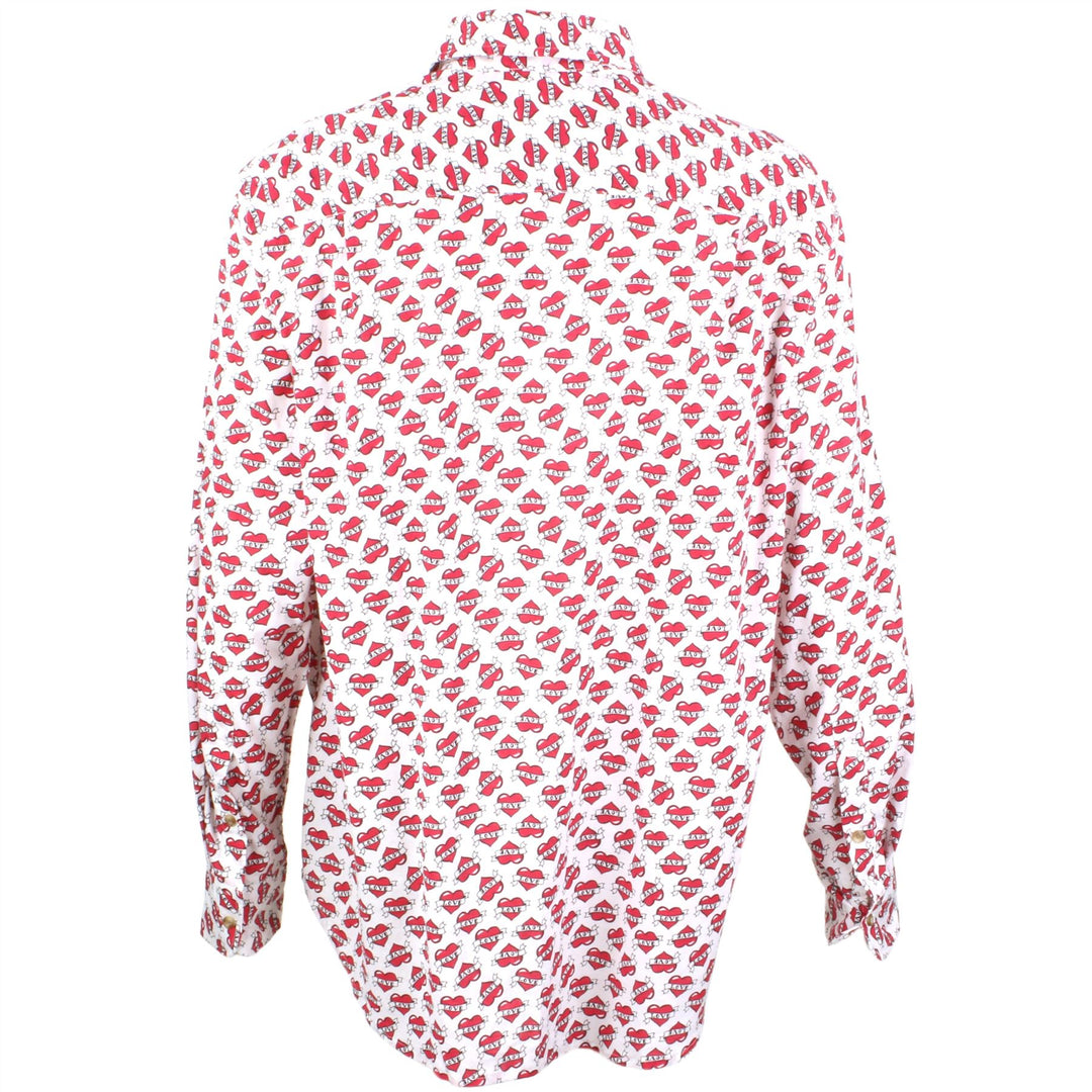 Regular Fit Long Sleeve Shirt - Love Hearts