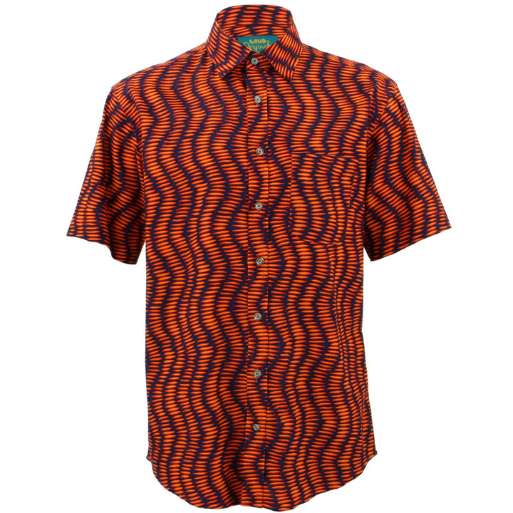 Regular Fit Short Sleeve Shirt - Chevron Elipse