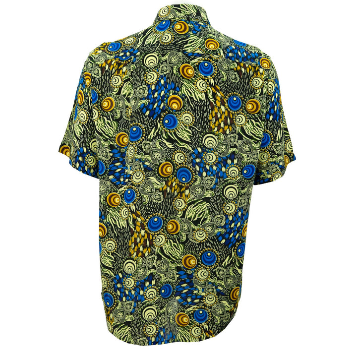 Regular Fit Short Sleeve Shirt - Psychedelic Swirl