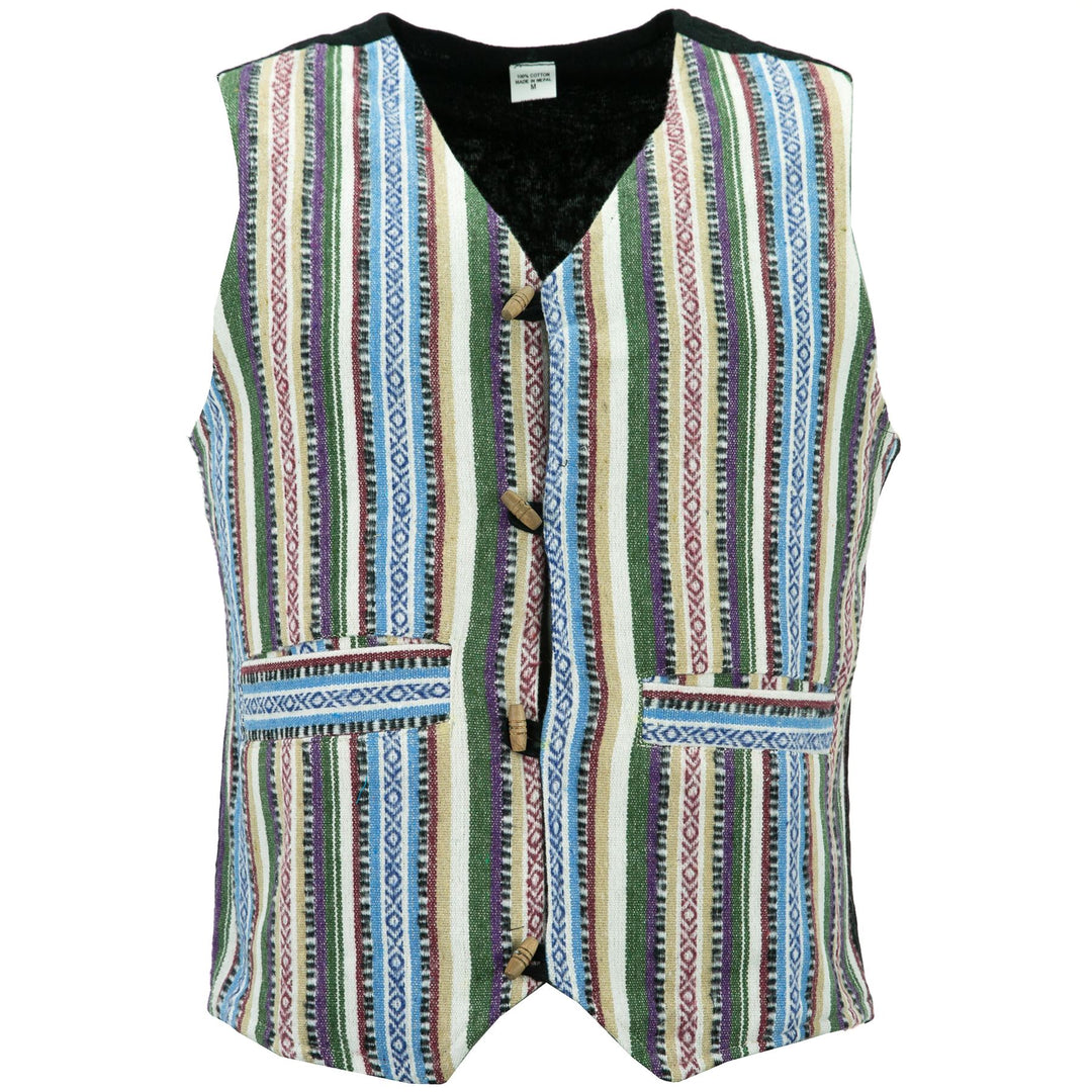 Brushed Cotton Waistcoat - Beach