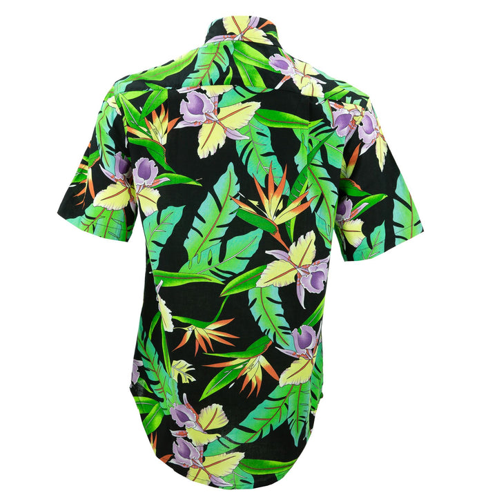 Regular Fit Short Sleeve Shirt - Jungle Palm