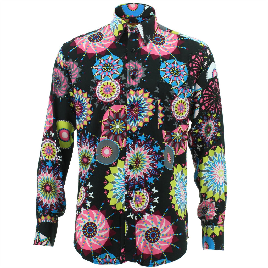 LV x YK Psychedelic Flower Classic Shirt - Men - Ready-to-Wear